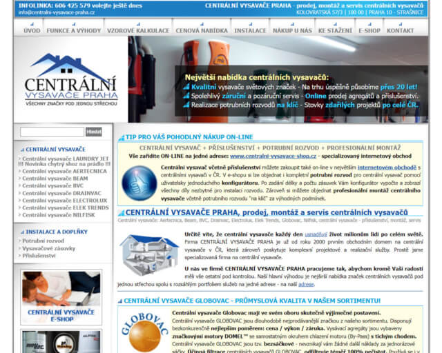 CVS Praha web